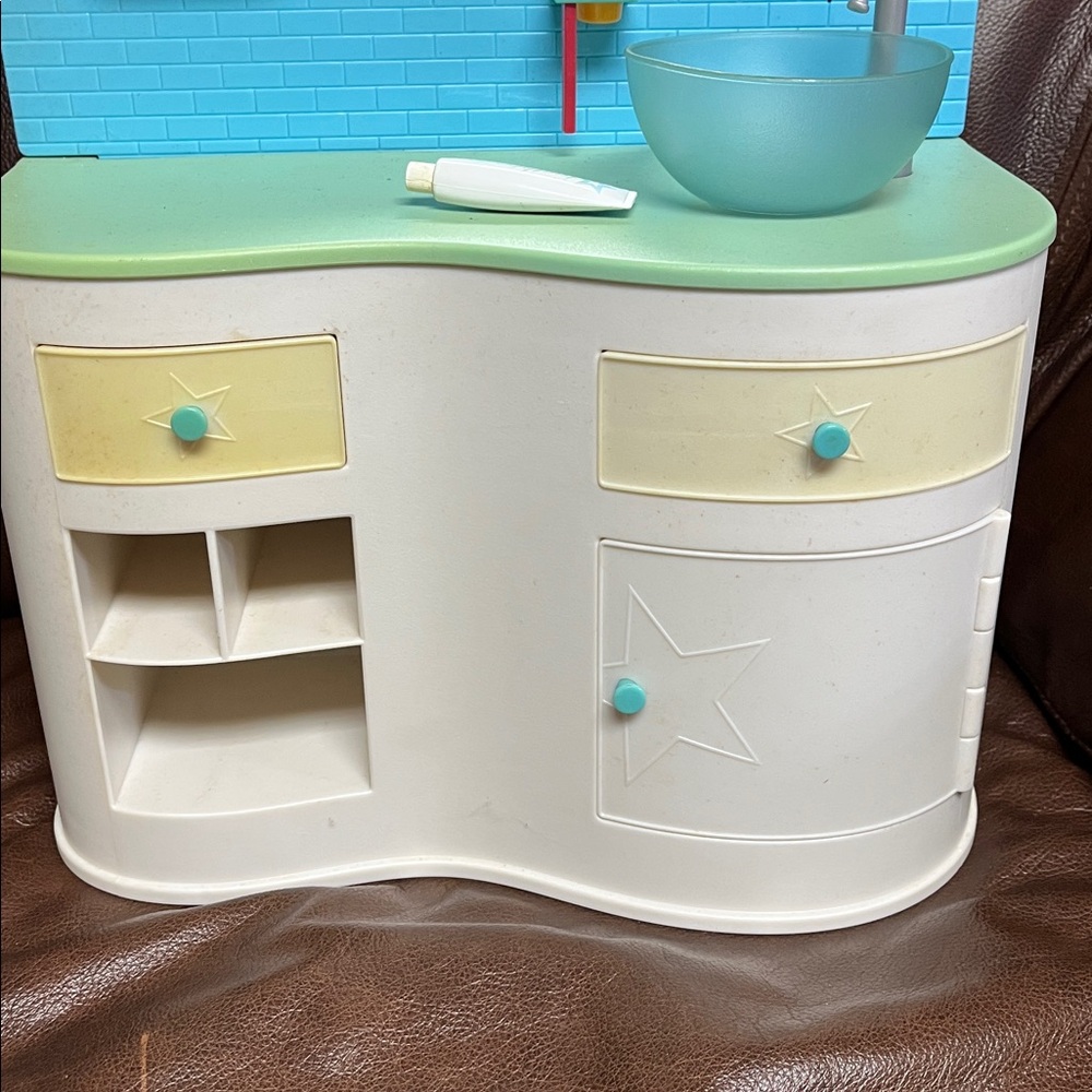 American Girl Doll Bathroom Vanity - Picture 2 of 3